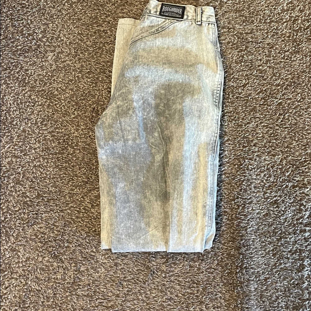 Rough Rider Women's Gray Straight Leg Jeans